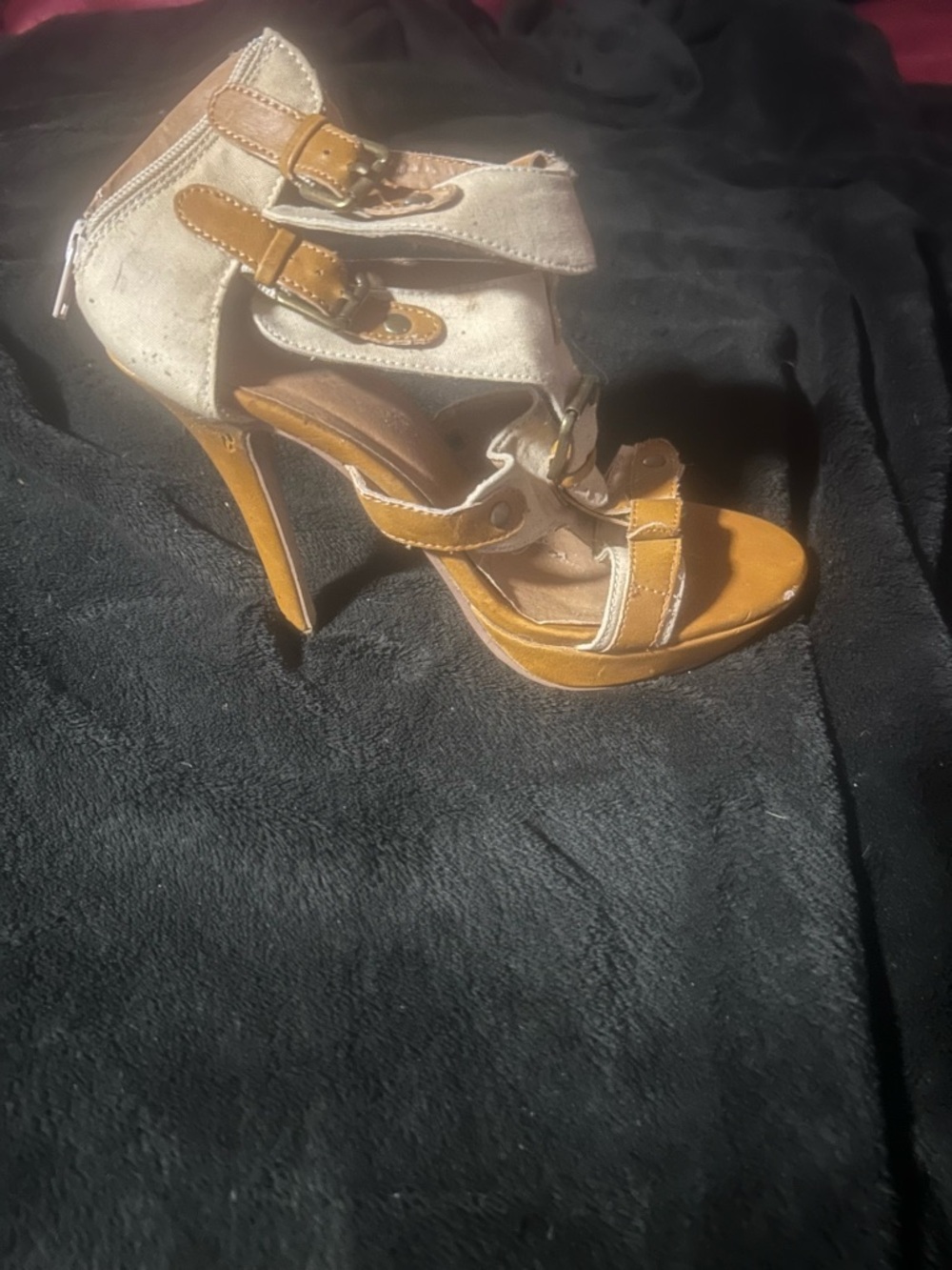 Scrappy heels